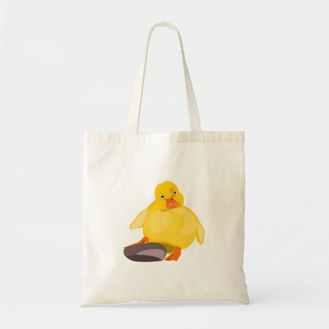 Sac fourre-tout de caniche jaune - Peinture (Devant)
