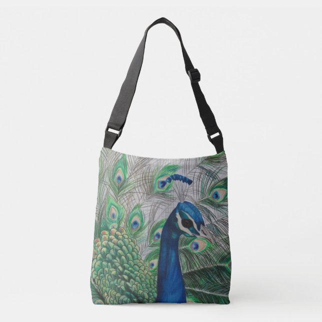 Sac fourre-tout de carrosserie de paon (Devant)