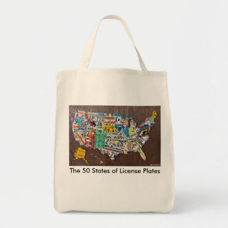 Sac fourre-tout de carte de plaque de licence
