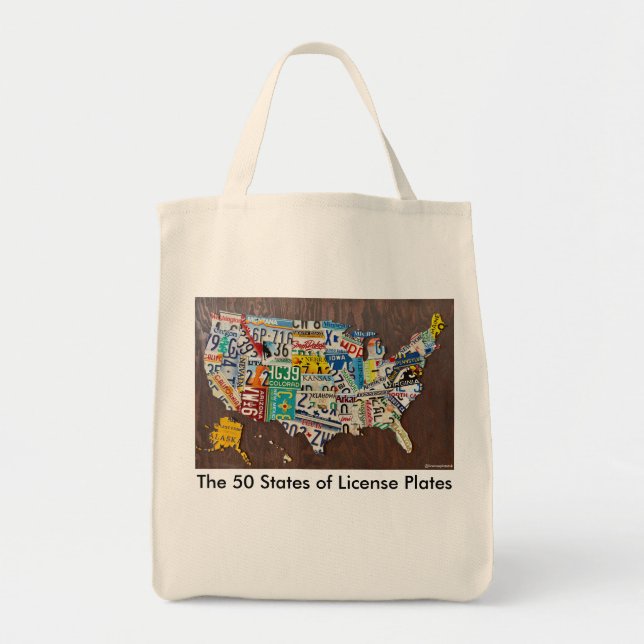 Sac fourre-tout de carte de plaque de licence (Devant)
