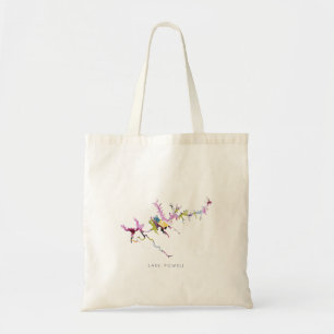 Sac fourre-tout de carte du lac Powell Silhouette