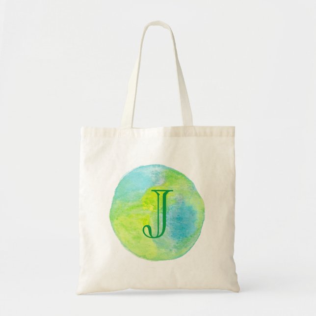 Sac fourre-tout de carte Monogramme Earth Environm (Devant)