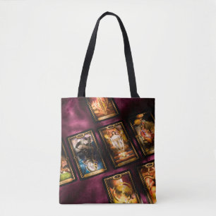 sac fourre-tout de cartes de tarot