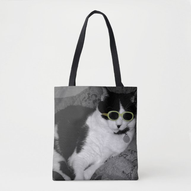 Sac fourre-tout de chat cool (Devant)