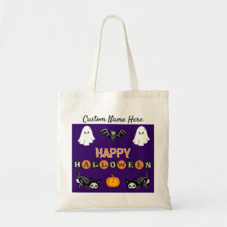 Sac fourre-tout de chat Halloween - Personnaliser