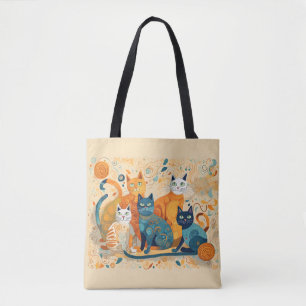 sac fourre-tout de chats apaisants