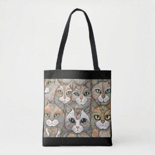 sac fourre-tout de chats apaisants