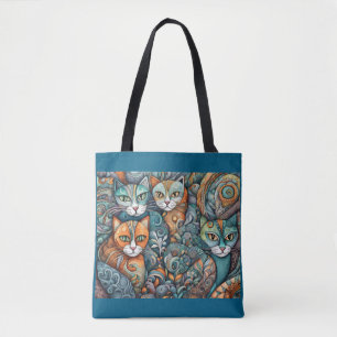 sac fourre-tout de chats apaisants