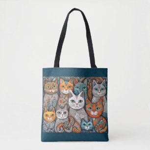 sac fourre-tout de chats apaisants