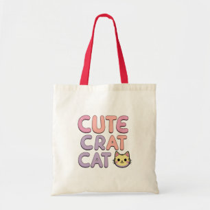 Sac fourre-tout de chats en carton mignon