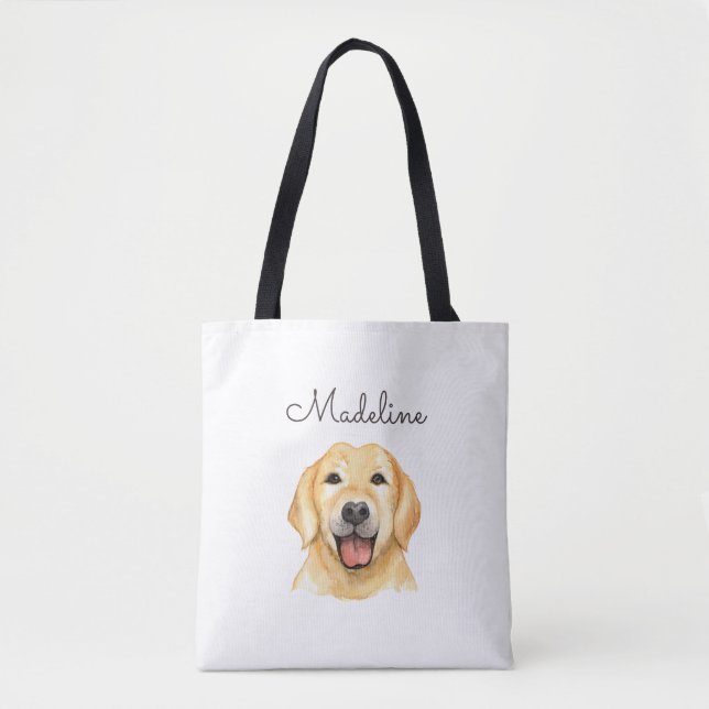 Sac fourre-tout de chien personnalisé (Devant)