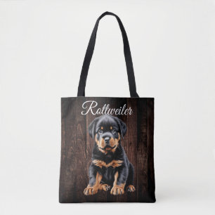 Sac fourre-tout de chiot Rottweiler