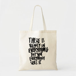 Sac fourre-tout de citation de beauté Sac à épaule