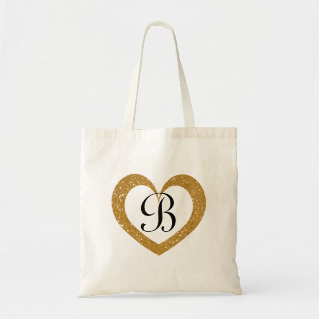 Sac fourre-tout de coeur de parties scintillant d' (Devant)