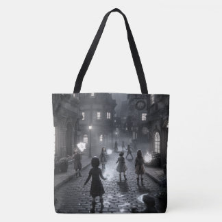 Sac fourre-tout de conception de rue vintage