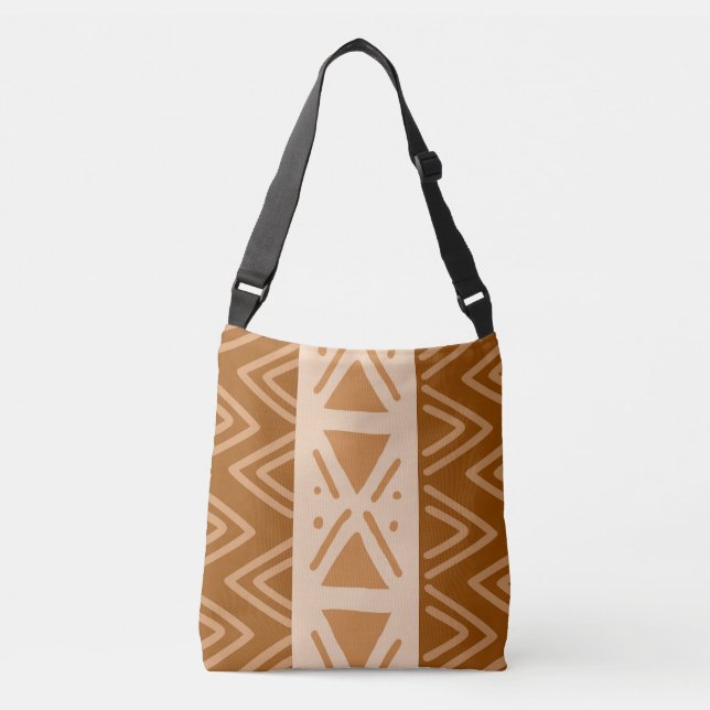 Sac fourre-tout de conception de tissu de boue afr (Devant)