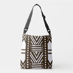 Sac fourre-tout de conception de tissu de boue afr