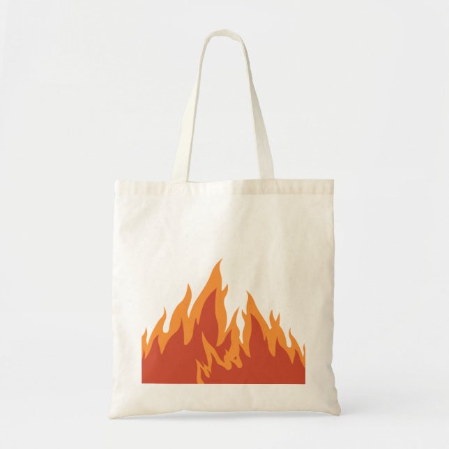 Sac fourre-tout de conception flamme flamme (Devant)