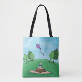Sac fourre-tout de conception Kite Flying