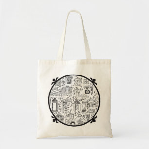 Sac fourre-tout de conservation CoMo avec dessins