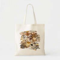 Sac fourre-tout de coquillages colorés