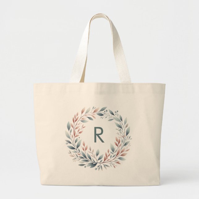 Sac fourre-tout de couronne monographique personna (Devant)