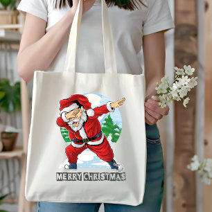 Sac fourre-tout de danse du Père Noël Dabbing