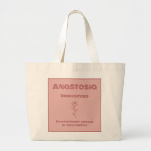 Sac fourre-tout de demoiselle d'honneur Desert Ros