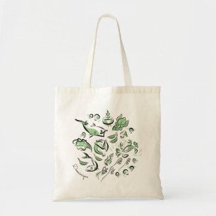 Sac fourre-tout de dessin d'encre de cuisine chino