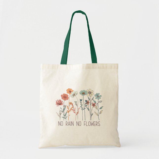 Sac fourre-tout de devis fleur sauvage (Devant)