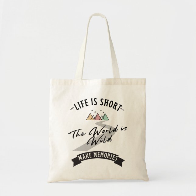 Sac fourre-tout de devis voyage, cadeau voyage (Devant)