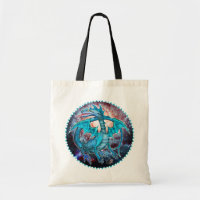 Sac fourre-tout de dragon cosmique Turquoise