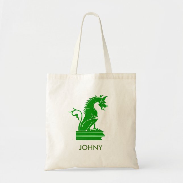 Sac fourre-tout de dragon mignon personnalisé (Devant)