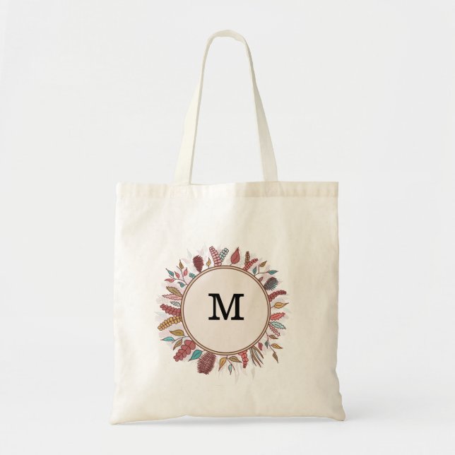Sac fourre-tout de femme de chambre florale person (Devant)