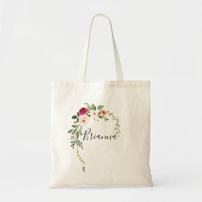 Sac fourre-tout de femme de chambre rose rose (Devant)