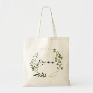 Sac fourre-tout de femme de chambre verte tropical