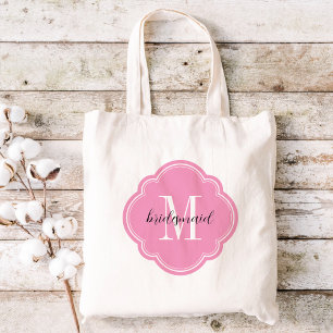 Sac fourre-tout de femme de ménage rose