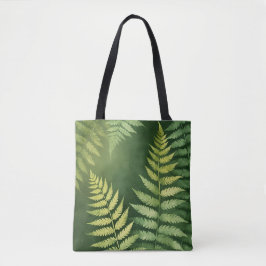 Sac fourre-tout de feuille d'aquarelle terrestre