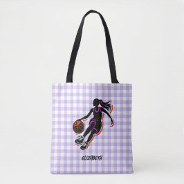 Sac fourre-tout de filles de basket-ball personnal