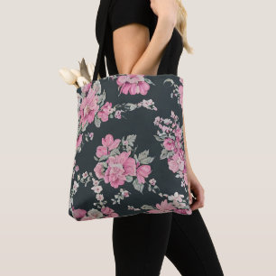 Sac fourre-tout de fleurs étrangères