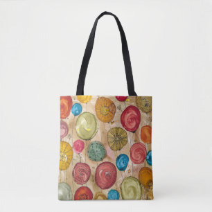 Sac fourre-tout de fleurs lunaires