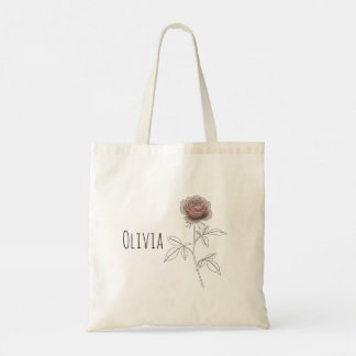 Sac fourre-tout de fleurs mignonnes et élégantes