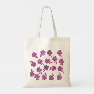 Sac fourre-tout de fleurs violettes