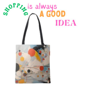 Sac fourre-tout de formes d'art en ligne mince Abs