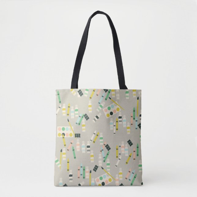 Sac fourre-tout de fournitures d'art (Devant)