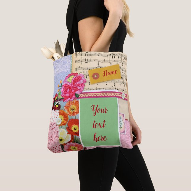 sac fourre-tout de fournitures pour l'artisanat -  (De près)