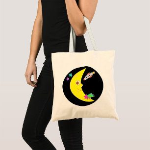 Sac fourre-tout de fusée de la Lune de dessin