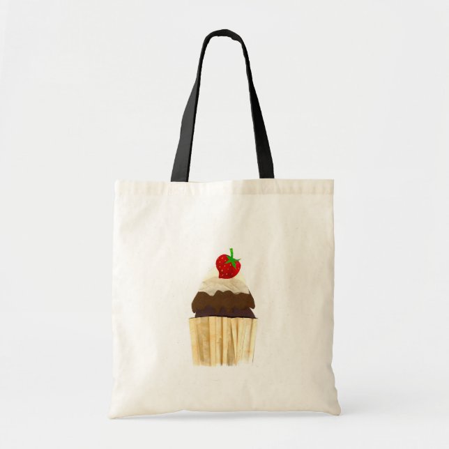 Sac fourre-tout de gâteau de la coupe de fraise au (Devant)