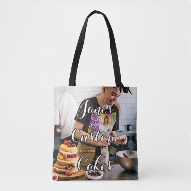 Sac fourre-tout de gâteaux personnalisés (Devant)