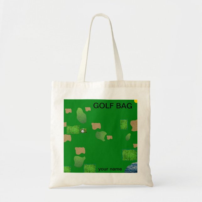 sac fourre-tout de golf personnalisé (Devant)